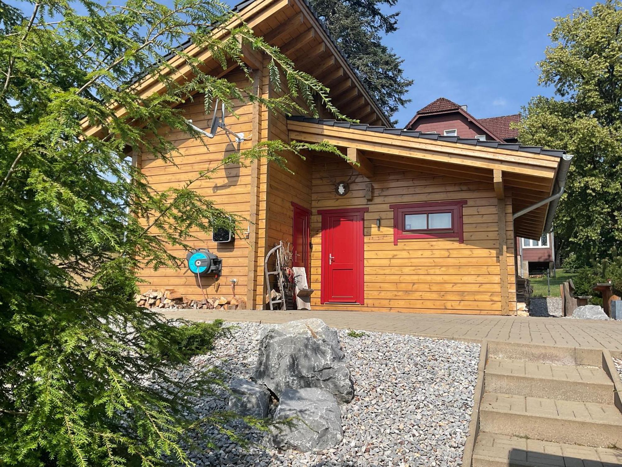 Blockhaus an der Skiwiese Braunlage Exterior foto